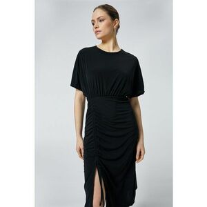 Rochie midi cu slit lateral imagine