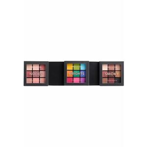 Ultimate Collection - Set 3 Mini Palete Farduri Vegane - 3 x 9 Nuante - Cosmetics imagine