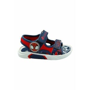 Sandale cu velcro si imprimeu Spiderman imagine