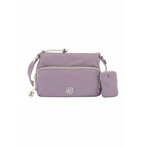 Geanta crossbody cu aplicatie logo metalica Jasmina imagine