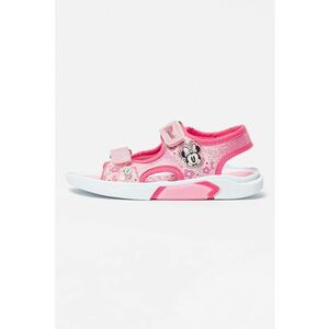 Sandale cu inchidere velcro si Minnie Mouse imagine