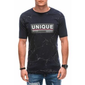 Tricou de bumbac cu decolteu la baza gatului si modele diverse imagine