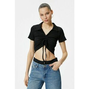 Tricou polo crop imagine