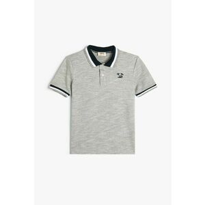 Tricou polo cu model in dungi imagine