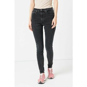 Blugi skinny cu talie inalta Super imagine