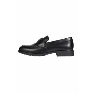 Pantofi loafer de piele cu detalii monograma metalice imagine