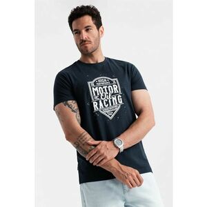 Tricou regular fit cu imprimeu text imagine