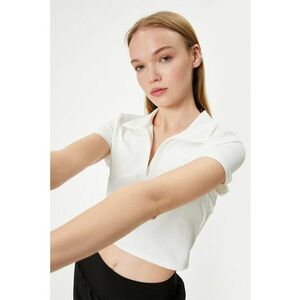 Tricou polo crop imagine