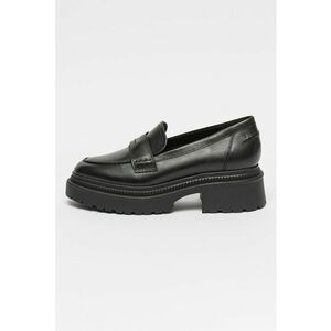 Pantofi loafer din piele cu aspect masiv imagine