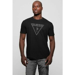 GUESS - Tricou cu decolteu la baza gatului imagine