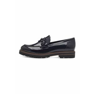 Pantofi loafer de piele ecologica cu aspect lacuit imagine