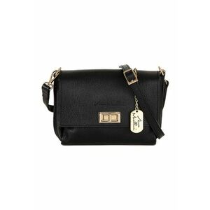 Geanta crossbody din piele cu accesoriu logo imagine