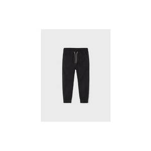 Pantaloni lungi - 302029129 - Bumbac - Elastan - Negru imagine