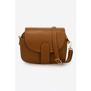 Geanta crossbody de piele cu aspect granulat imagine