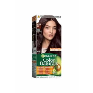 Vopsea de par permanenta cu amoniac Color Naturals - 4.12 Saten Rece - 112 ml imagine