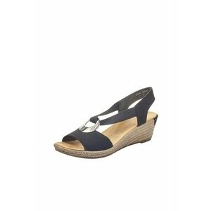 Sandale casual - dama - ANTISTRESS - 624H6-00 negru - piele ecologica - platforma imagine