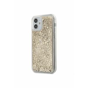 Husa de protectie 4G Liquid Glitter pentru Apple iPhone 12 mini - Auriu imagine