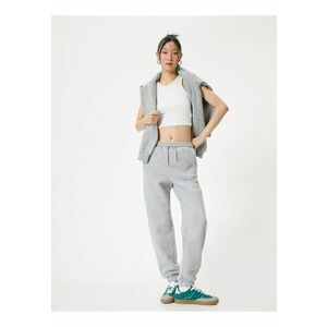 Pantaloni de trening crop cu buzunare oblice imagine