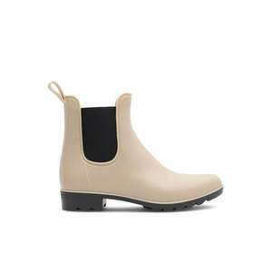 Botine dama - 590558807636040 - Piele ecologica - Bej imagine