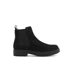 Botine dama - 590558813626237 - Piele naturala - Negru imagine