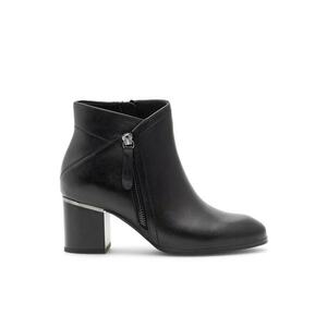 Botine dama - 590558803304238 - Piele naturala - Negru imagine