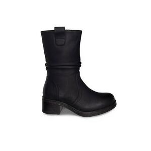 Botine dama - 590558805718536 - Piele ecologica - Negru imagine