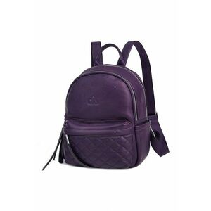 Rucsac de piele cu detalii matlasate Rhea imagine