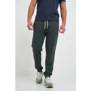 Pantaloni sport barbat de culoare uniforma - Verde - imagine