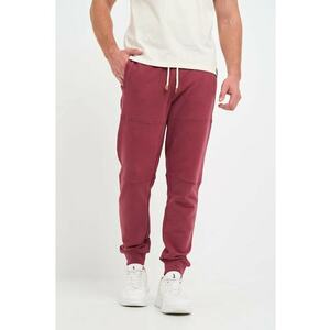 Pantaloni sport barbat de culoare uniforma - Rosu - imagine