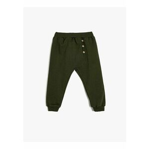 Pantaloni de trening cu nasturi decorativi imagine