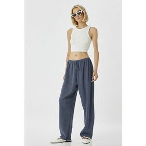 Pantaloni texturati relaxed fit imagine