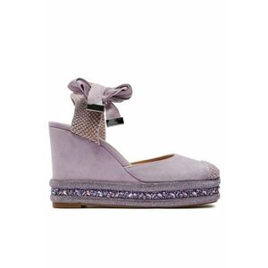 Sandale dama 303771041 - Piele intoarsa - Violet imagine