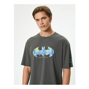 Tricou supradimensionat cu imprimeu cu Batman imagine