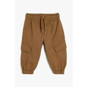 Pantaloni cargo cu talie elastica imagine