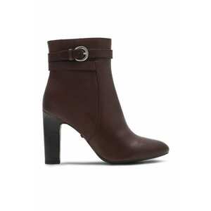 Botine dama - 590558800538438 - Piele naturala - Maro imagine