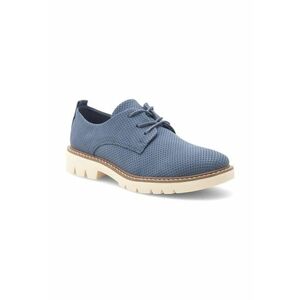 Pantofi oxford dama - 302131 - Piele ecologica - Albastru imagine