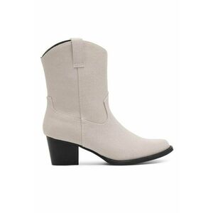 Botine dama - 590486299462836 - Sintetic - Gri imagine