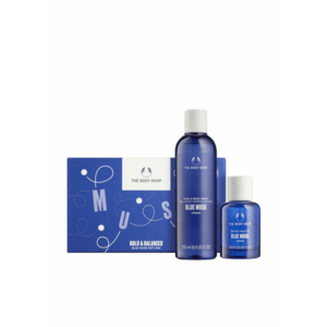 Set Blue Musk Gift Box - Gel de dus pentru par si corp Blue Musk 250ml+Apa de toaleta Blue Musk 60ml - imagine