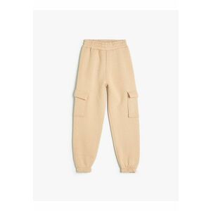 Pantaloni de trening cargo cu buzunare cu clapa imagine