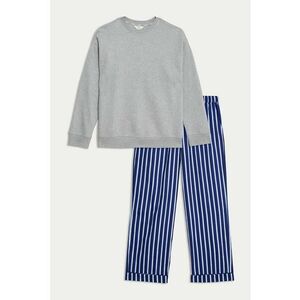 Pijama cu pantaloni lungi si dungi imagine