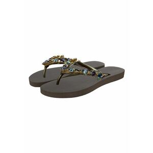 Papuci flip-flop cu strasuri Alexia imagine