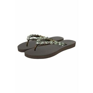 Papuci flip-flop cu strasuri Beatrix imagine