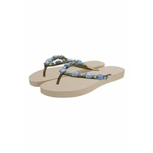 Papuci flip-flop cu strasuri Copa Cabana imagine