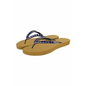 Papuci flip-flop cu cristale imagine