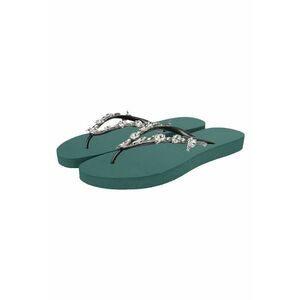 Papuci flip-flop cu strasuri Chrystal Dolphin imagine