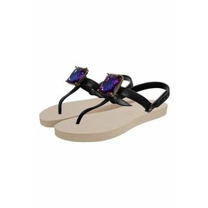 Papuci flip-flop cu strasuri Selena imagine