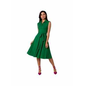 Rochie midi de dama Isodamors B261 verde imagine