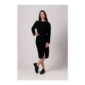 Rochie casual de dama - Cadwahan - neagra imagine