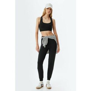 Pantaloni de trening crop conici imagine