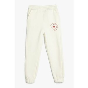 Pantaloni de trening cu imprimeu text imagine